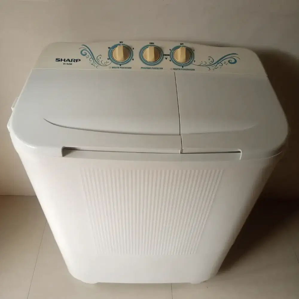 Mesin cuci 2 tabung merek Sharp kapasitas 7kg