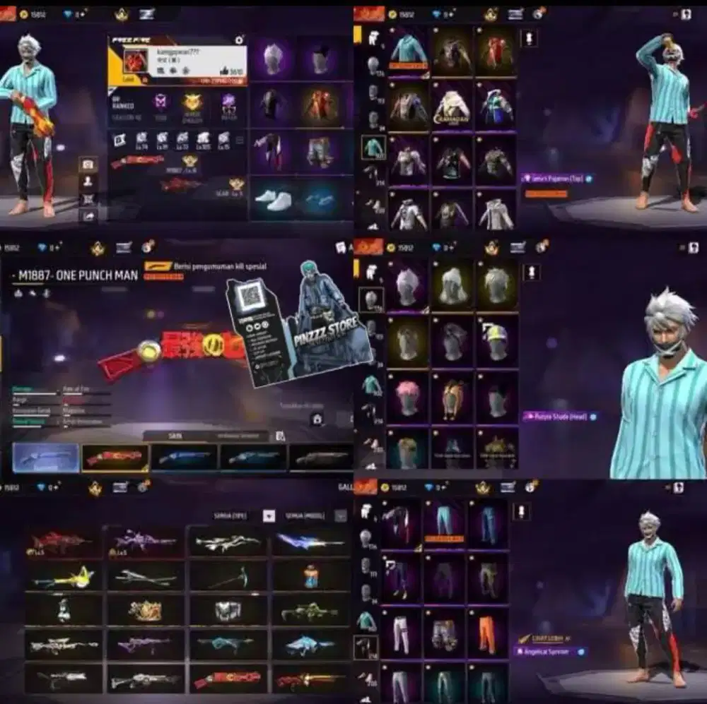 Jual akun FF murah dan terpercaya