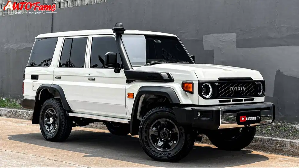 KM20PERAK Toyota Landcruiser 70 GXL 2.8L Turbo Diesel French White On