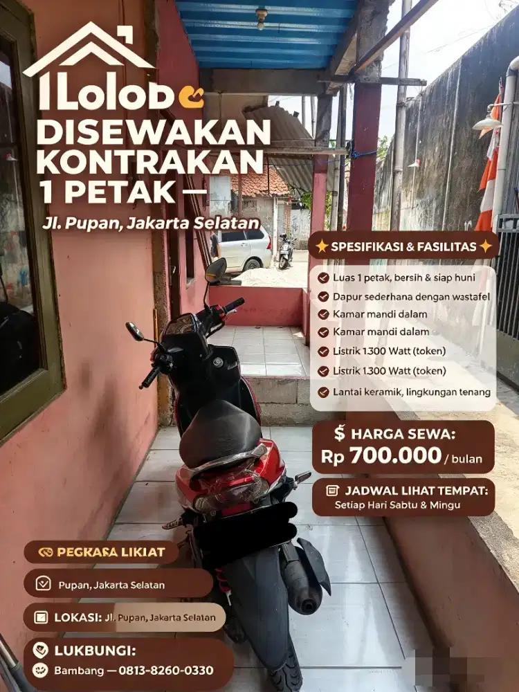 Kontrakan Murah jakarta selatan