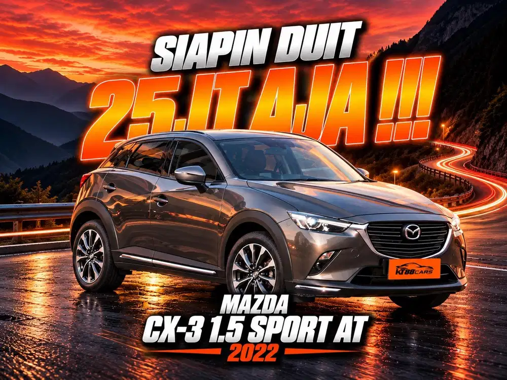 DP 25Jt Bergaransi MAZDA CX-3 SPORT 1.5 AT 2022
