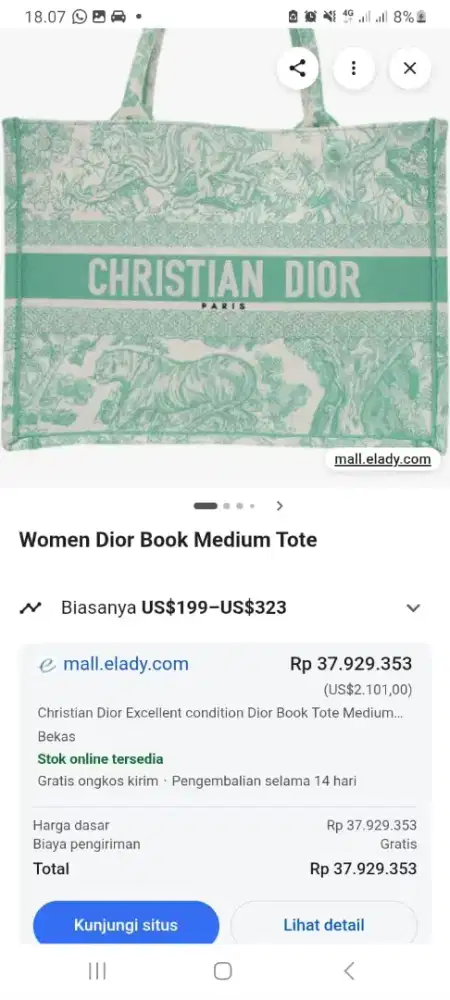 Women Dior Book medium Tote bag