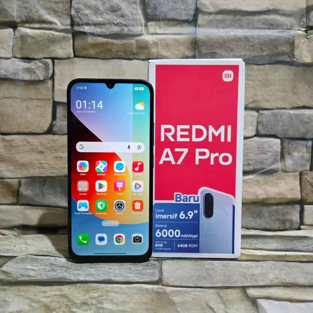 Xiaomi Redmi A7 Pro 4/64 4G Black Fulset segel mulus 98%