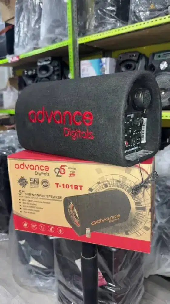 Speaker subwoofer advance T101BT baru