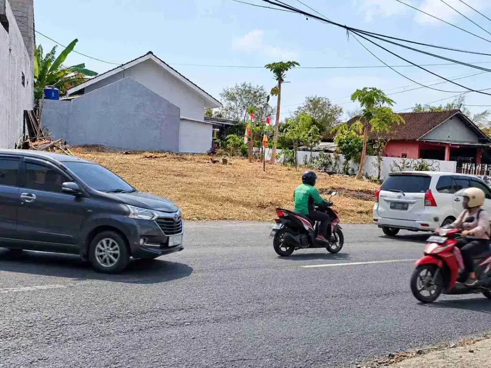 Cocok Utk Usaha, Tanah Dijual Tepi Aspal Lebar, Dekat RS PKU Gamping