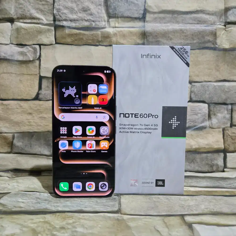 Infinix Note 60 Pro 5G 8/256 Titanium Kelengkapan Hp dan Dos aja