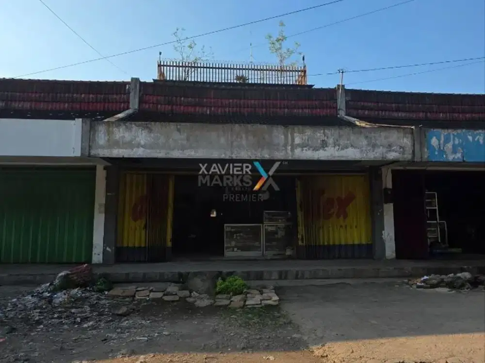 Dijual Toko, Ruang Usaha dan Gudang Hitung Tanah di Pasar Baru, Pandaan Pasuruan