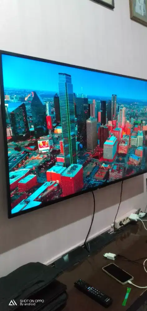 Smart tv android digital UHD 4K 55 inch nominus