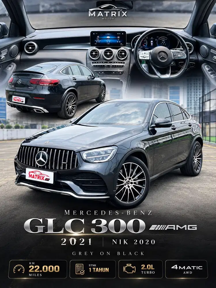 2020[22RB MILES]Mercedes Benz GLC300 AMG! Mercy Glc300