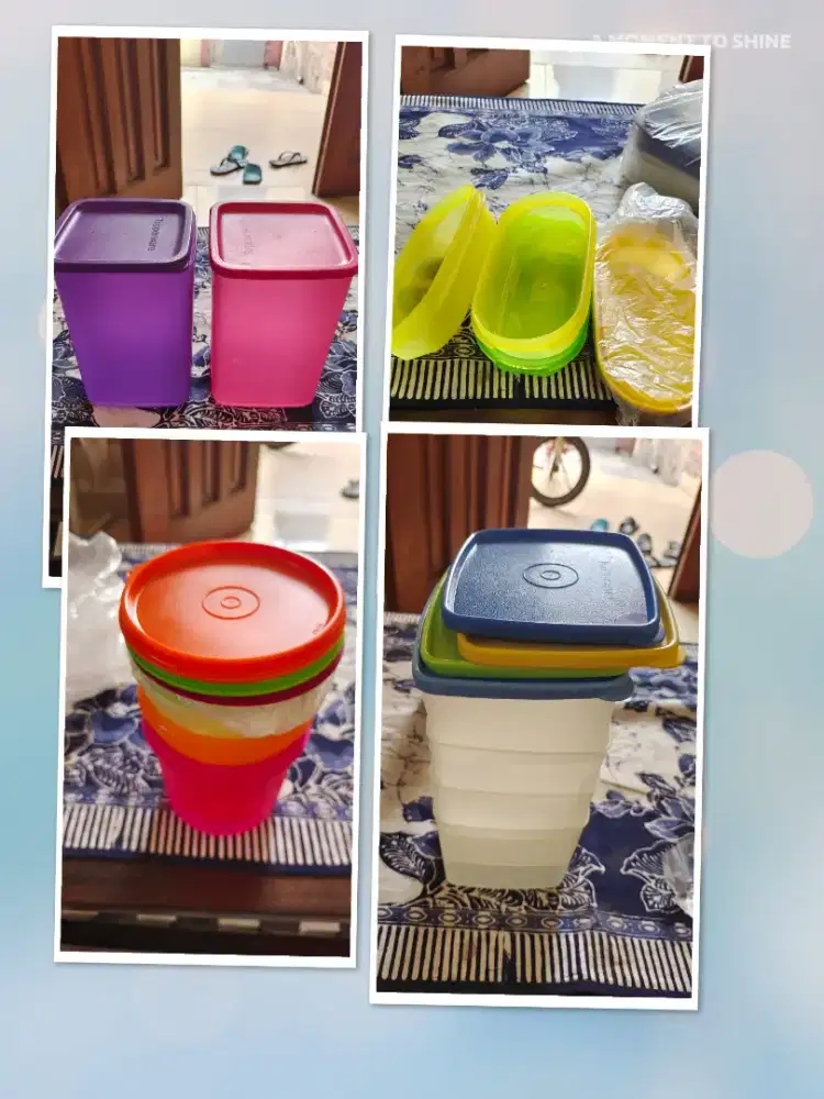 Tupperware tempat makan,toples