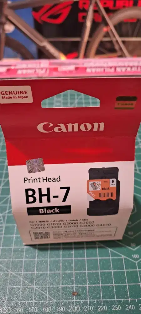 Canon BH-7 Kepala Cetak Hitam Asli untuk G1000 G1010 G2000 G2010 G2002