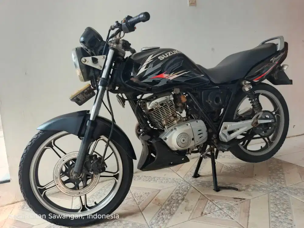 Suzuki thunder 125 th 2008 std original black mettalic