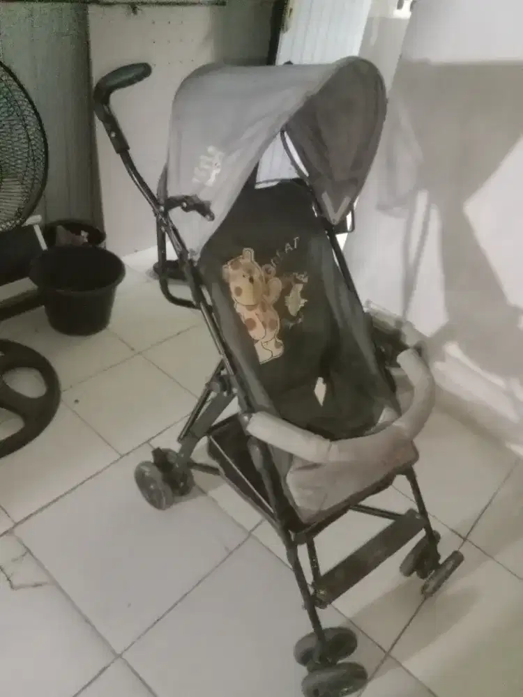 Stroller minus pemakean sm kotor blm dicuci