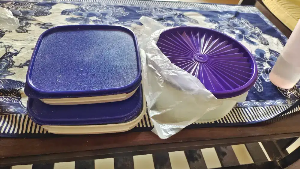 Tupperware toples,tempat makan segiempat