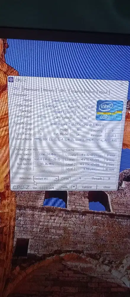 I7 GEN 3 + MOTHERBOARD DH61WW