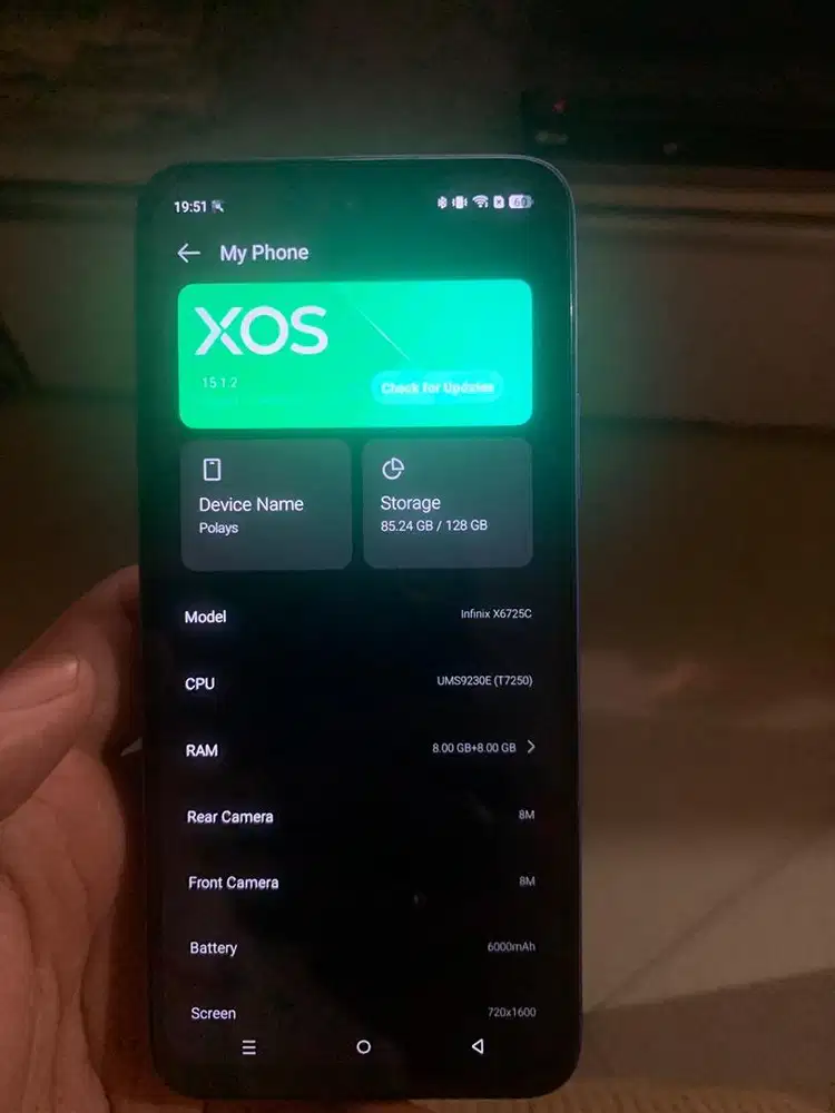 Infinix smart 10 plus 8+8/128 Gb