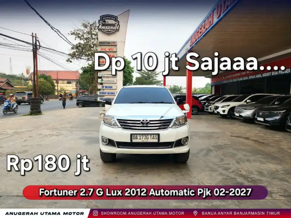Dp10jt Fortuner 2.7 G Luxury 2012 Automatic