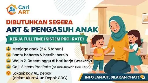 Dicari segera ART Momong