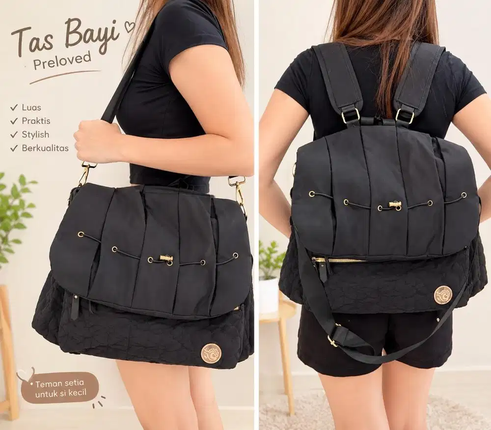 TAS BAYI / DIAPER BAG – BLACK