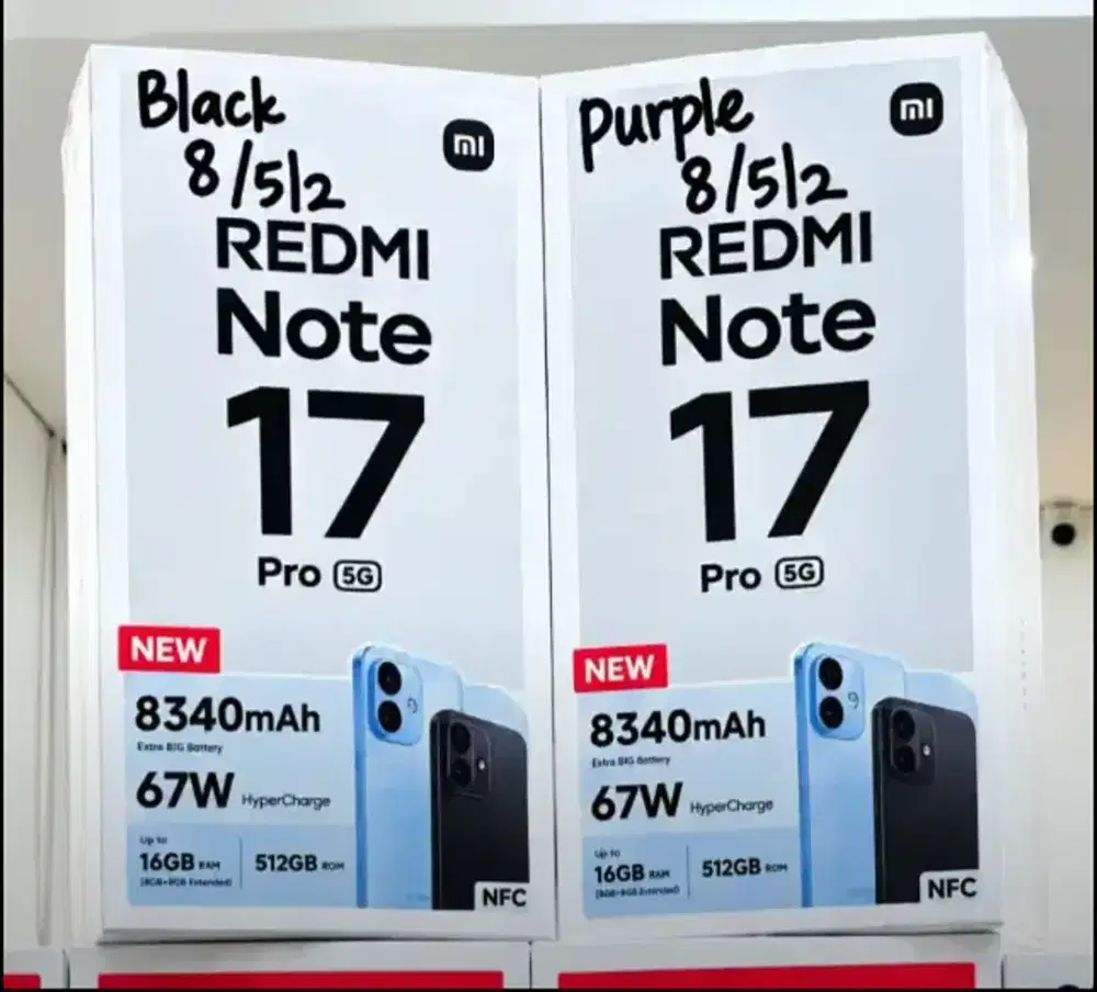 Xiaomi Redmi Note 17 Pro 5G 8/256 - 8/512 BNIB Garansi Resmi Indonesia