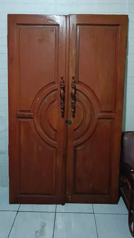 Pintu kayu jati bekas