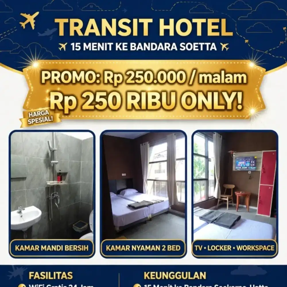 Ninjaroom airport hotel jakarta