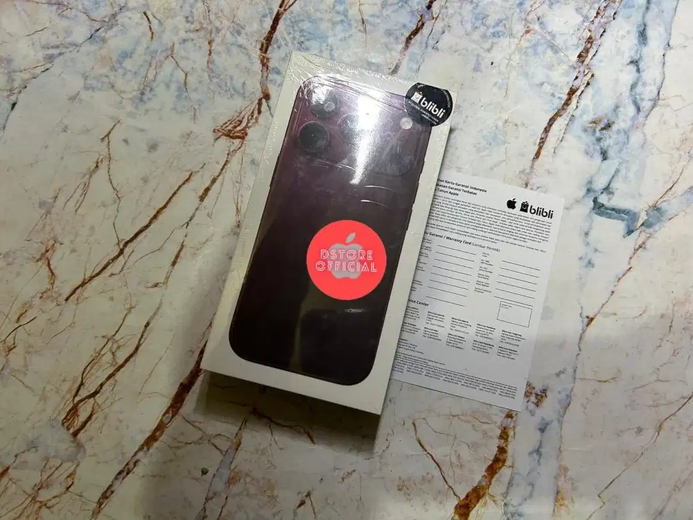 iPhone 18 Pro 256GB Blibli Burgundy Digimap iBox 256