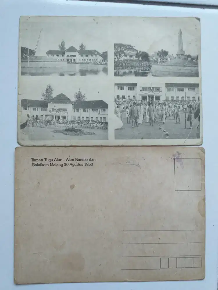 Dijual kartu pos kuno 1950
