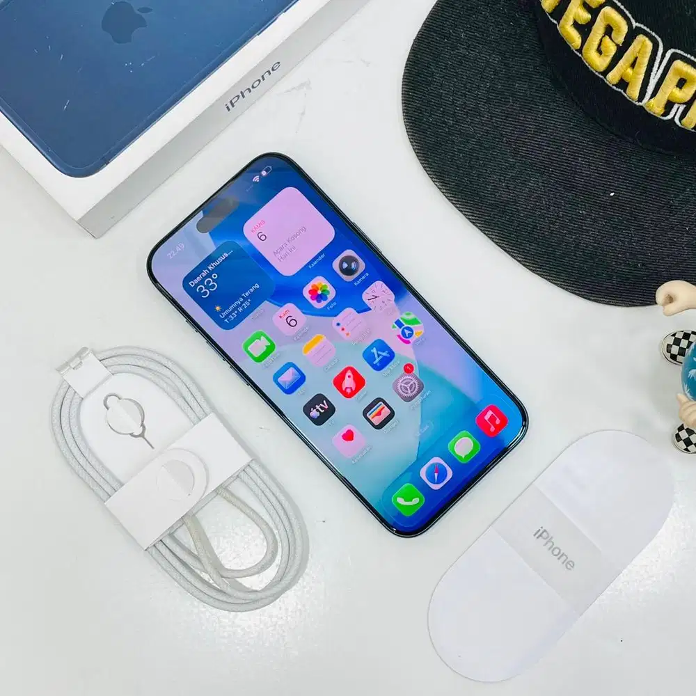 iPhone 17 pro 512gb deep blue garansi resmi aktif