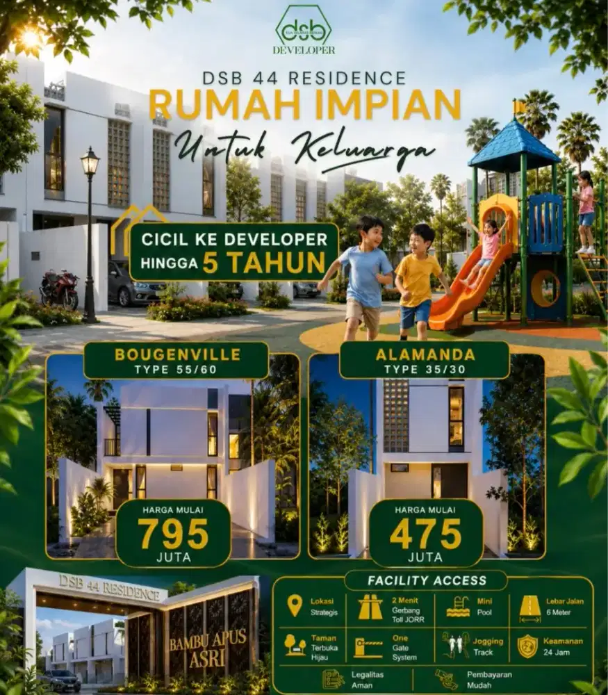 RUMAH 2 LANTAI MURAH JAKARTA TIMUR