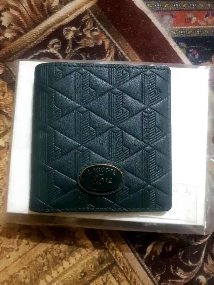 Lacoste leather wallet authentic limited
