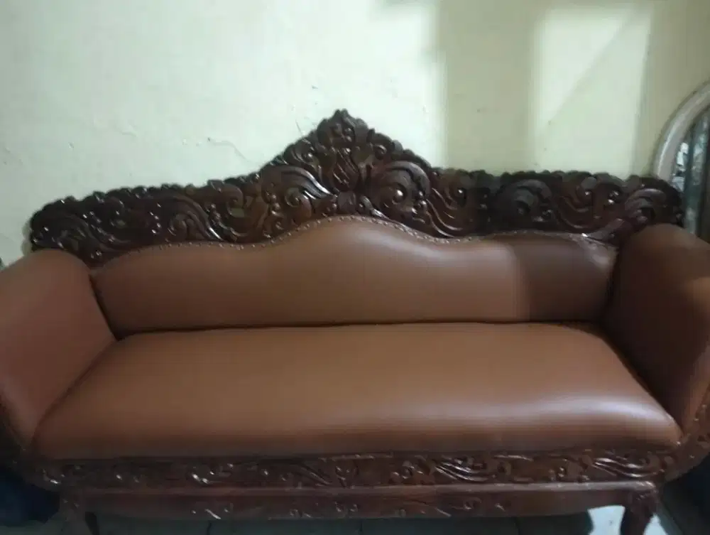 set kursi tamu jati Jepara asli gajah