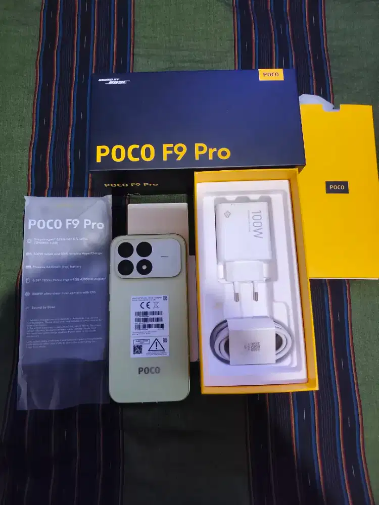 Poco F9 Pro 12GB/512 GB Seperti Baru Cc100 baru 2x cas doang