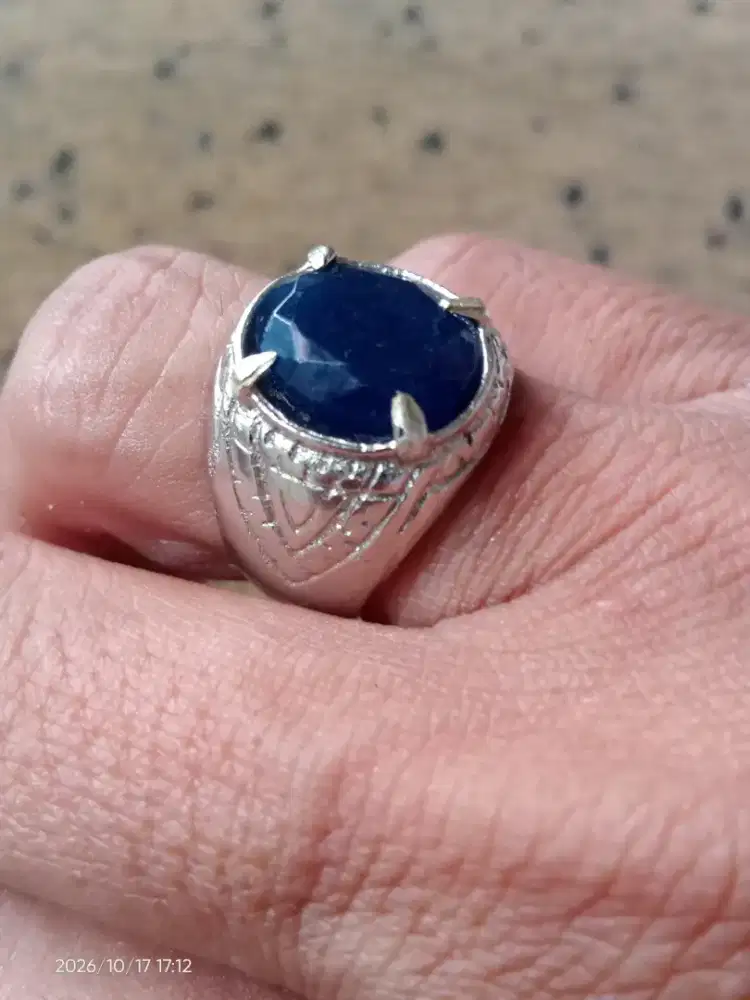 Batu cincin blue safir