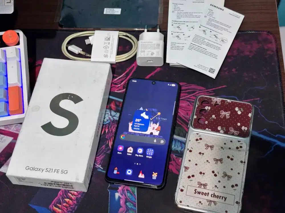Samsung Galaxy S21 Fe 5G Ram 8GB/128GB Amoled LikeNew Fullset BisaTT