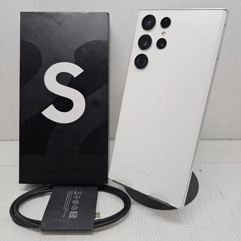 MULUS LIKE NEW SAMSUNG GALAXY S22 ULTRA 5G 12/256 WHITE NO MINUS  FULL