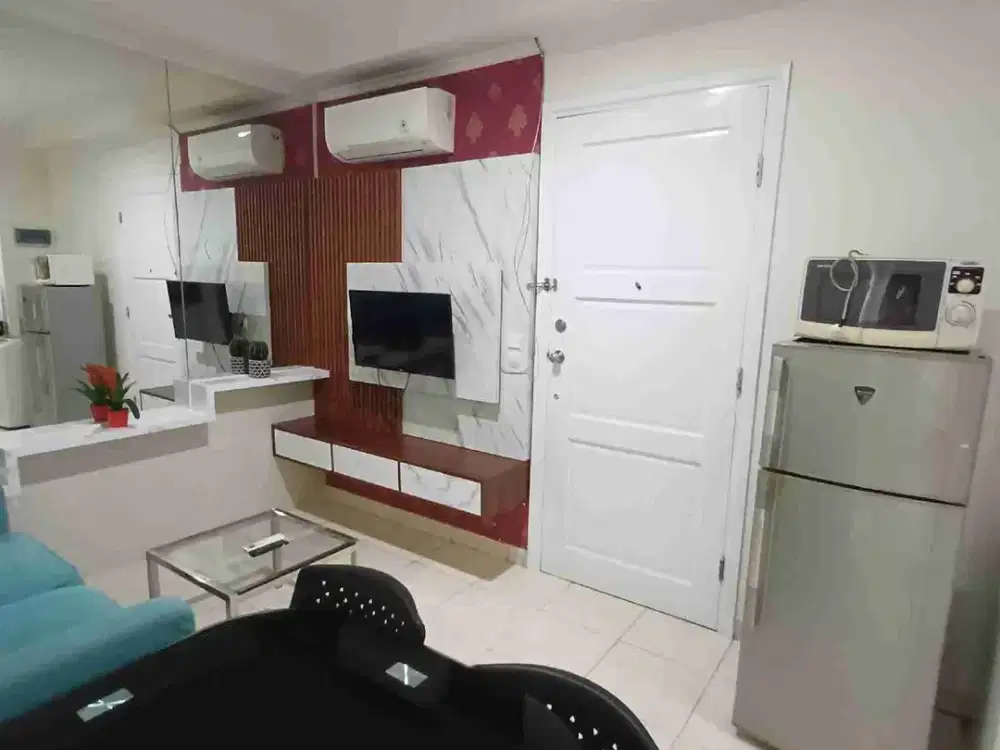 Sewakan 2kmr tipe 35m² minimal 3bln sewa apartemen city home moi furnished