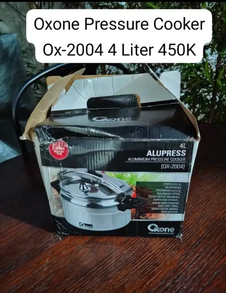 Oxone Pressure Cooker Ox2004 4Liter