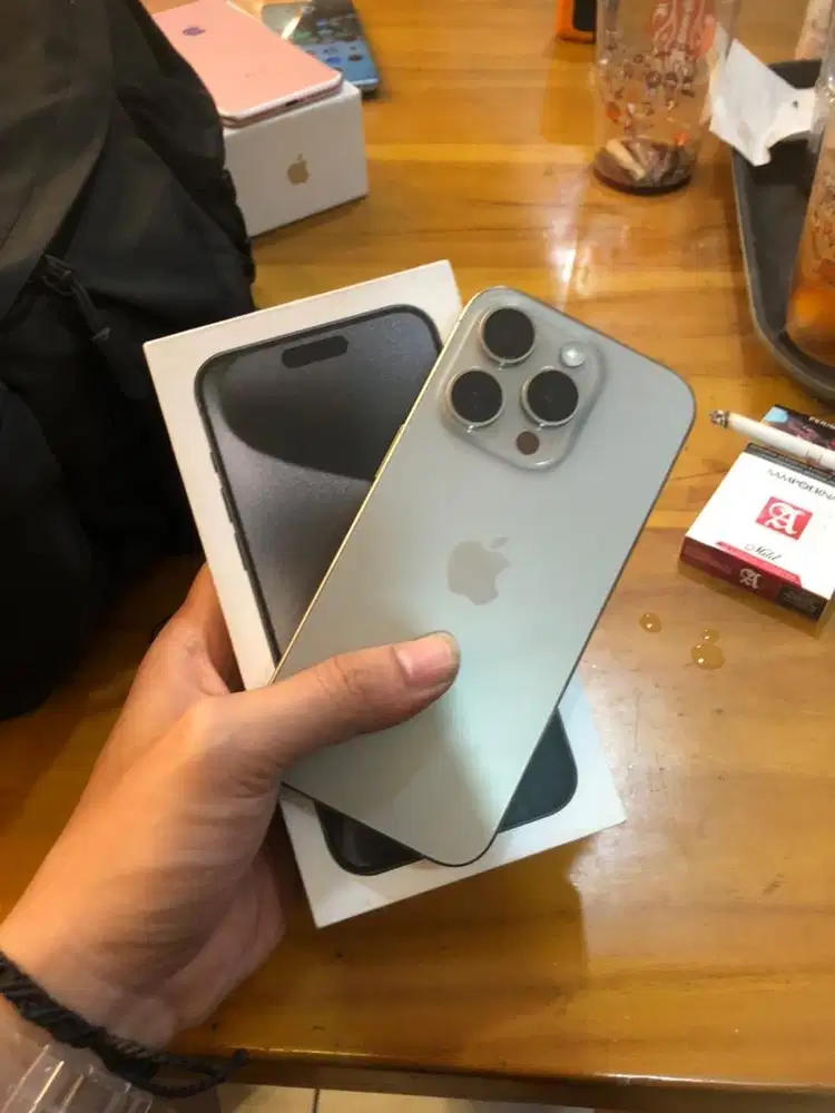Iphone 15 pro 128gb ex inter fullset all operator