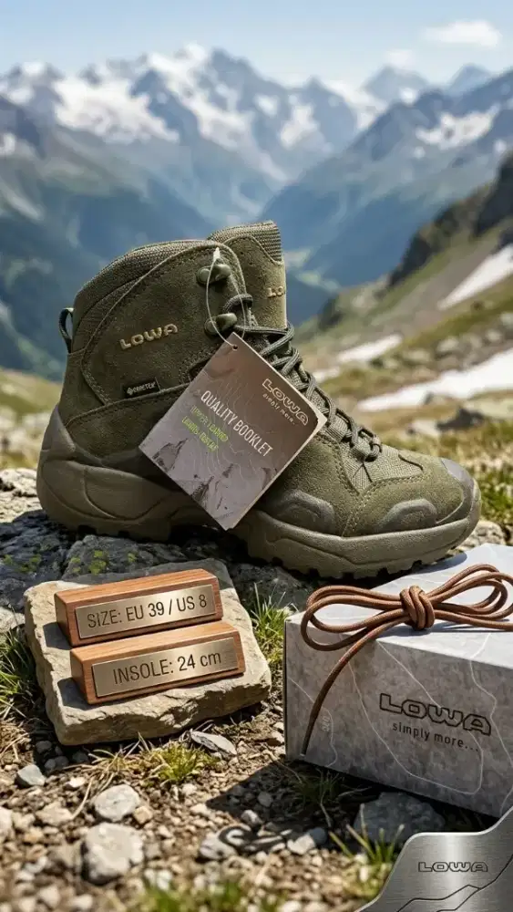Sepatu taktikal lowa size 39