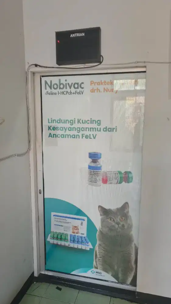 Sticker branding kaca oneway fullcolor printing