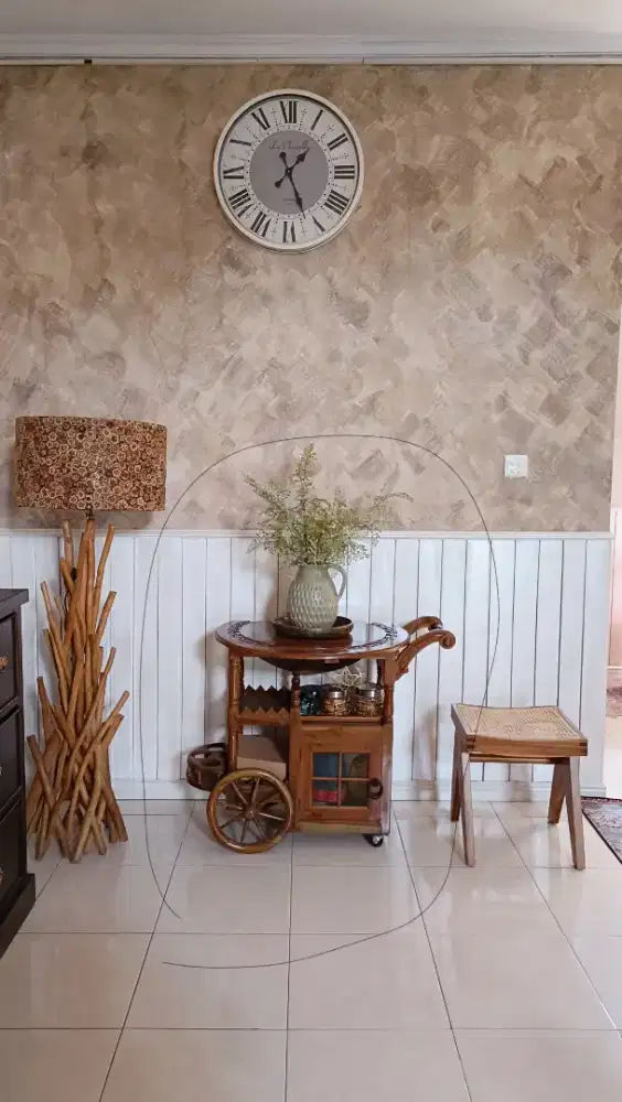 Meja Troli Jati