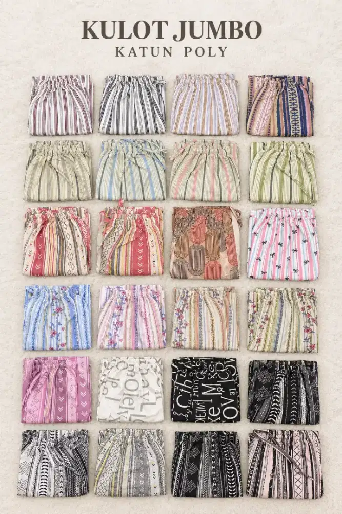 Celana kulot katun