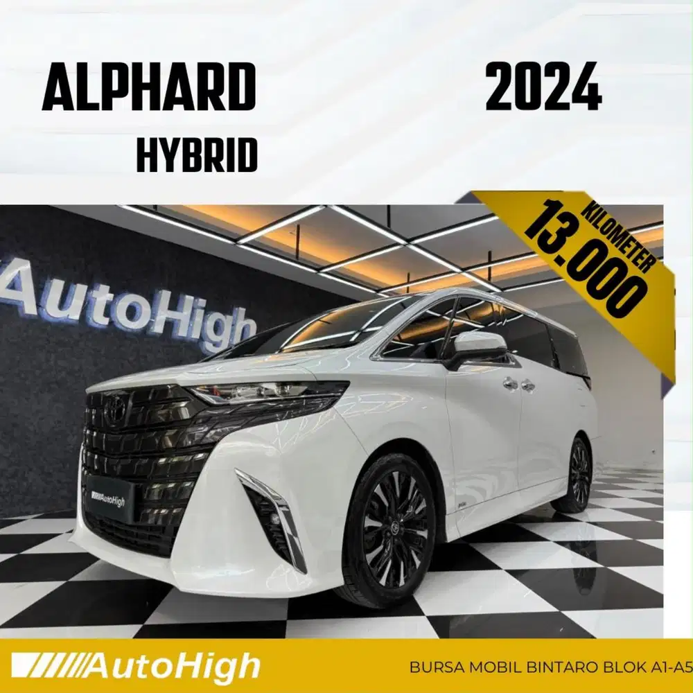 DP10% [Km13.000] Alphard HEV Hybrid 2024 White Reg 2026 #AUTOHIGH