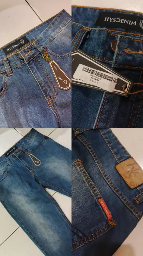 Jeans Pria HYS DENIM Original BNWT - No Minus Like New