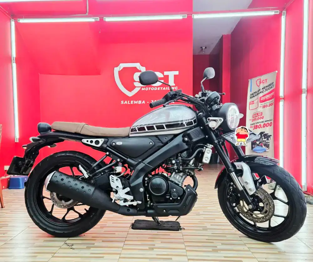 JualCpt90%LikeNew KM9Rb PjkApr27 YAMAHA XSR 2022 SILVER XSR 155 2022
