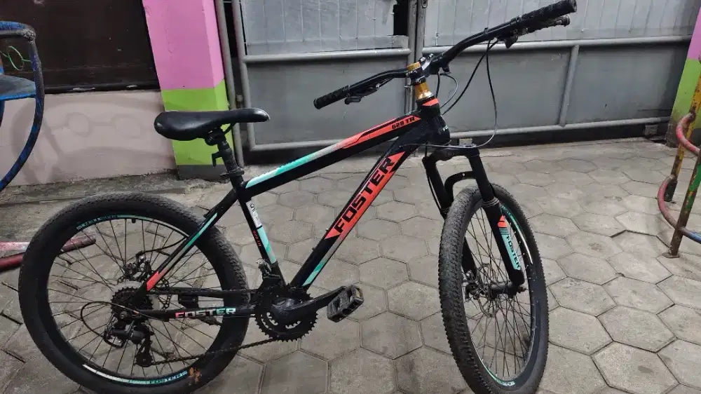 Sepeda MTB Foster 628 TR Size 24 Apa Adanya Masih Bisa Jalan