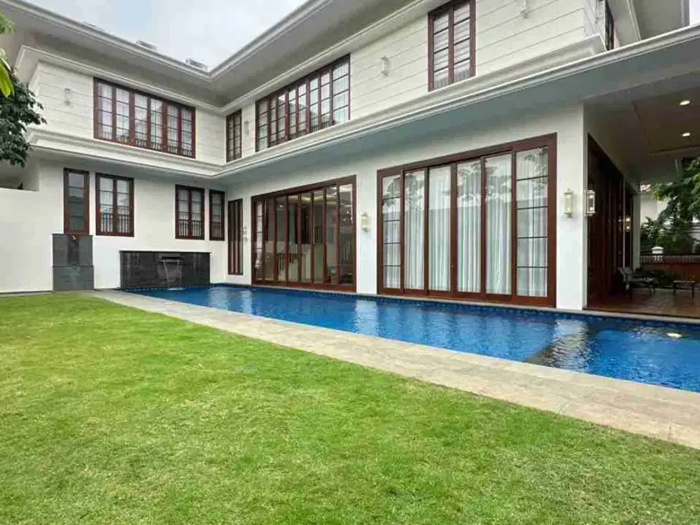 Kemang Dalam Brand New Luxury Tropical House Furnished Premium Area