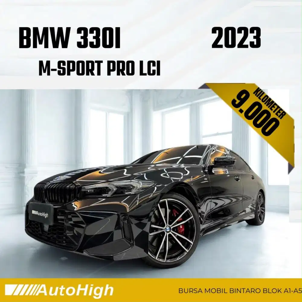 DP10% [Km9.000] 330i M-Sport 2023 Black Reg 2024 #AUTOHIGH