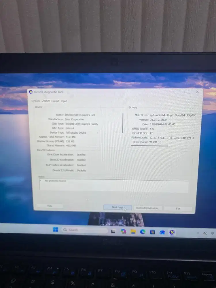 Laptop dell latitude 7290